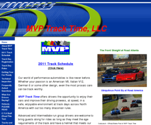 mvptracktime.com: MVP Track Time
Track Days, high performace driviing events, drivng schools