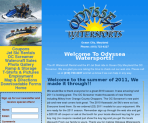 ocmarylandparadise.com: Odyssea Watersports  #1 Watercraft Rental in Ocean City Maryland
