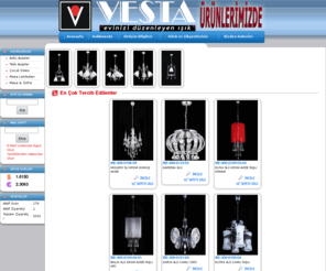 vestaticaret.com: Vesta Ticaret * Evinizi Düzenleyen Işık *
Avize ve Aydınlatma Ürünleri, İç Mekan Işıklandırması, Lambader, Aplik, Masa Lambası, Kristal Avizeler