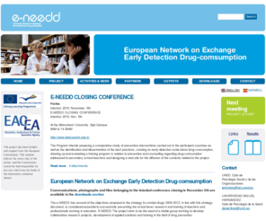 eneedd.eu: Eneedd :: European Network on Exchange Early Detection Drug-comsumption | European Network on Exchange Early Detection Drug-comsumption
