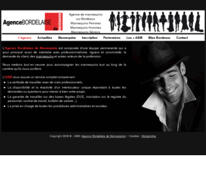 mannequins-bordeaux.com: Agence Bordelaise de Mannequins
Agence de mannequins femmes, hommes et enfants sur Bordeaux.