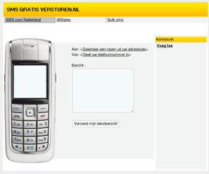 smsgratisversturen.nl: SMS Gratis Versturen.nl - Stuur SMS Gratis in Nederland
SMS Gratis Versturen.nl - Stuur SMS Gratis in Nederland