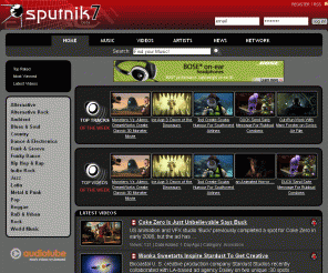 sputnik7.com: indie music, film and video on demand - sputnik7
indie music, film and video on demand - sputnik7 Indie music videos and clips from alternative independent artists. Sputnik7 is your online independent music videos portal to share your favourite indie playlists - videos - music - news - pics - reviews - clips. Share your favourite artists with your friends and our community of Indie music lovers