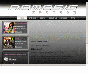 nemesisrecords.com: Nemesis Records

