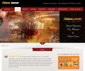 atlsaigongroup.com: Saigon Group
"Authentic Vietnamese , Thai, Malasian & Chinese Cuisine"