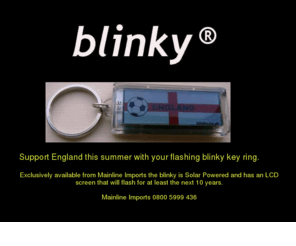 blinky.co.uk: Solar_Powered_Flashing_keyring_blinky
The solar powered flashing Keyring from Mainline Imports