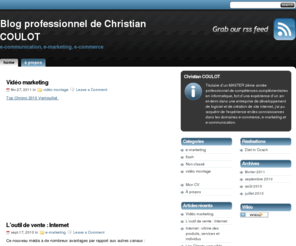 coulot.biz: Blog professionnel de Christian COULOT
e-communication, e-marketing, e-commerce