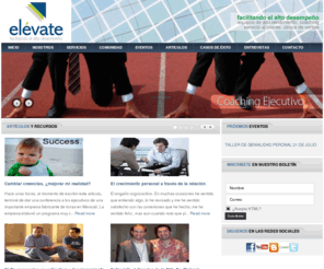 elevate.com.mx: ELEVATE - Coaching+PNL - Entrenamientos - Consultoría Organizacional
ELEVATE - Coaching+PNL - Entrenamientos - Consultoría Organizacional