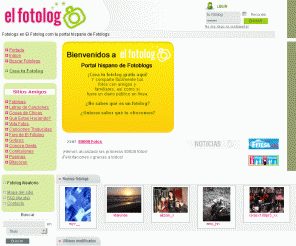 elfotolog.com: El Fotolog.com - Comunidad Hispana de Fotologs
ElFotolog.com - comunidad hispana de fotobloggers. Comparte facilmente fotos con amigos y familia como si fuera un diario publico en línea.