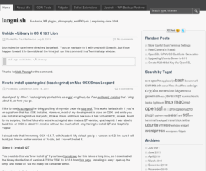 langui.sh: langui.sh
Tips and tricks for OS X, Linux, and more.