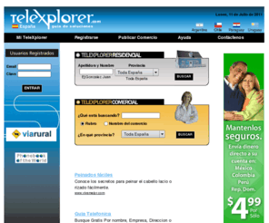 telexplorer.es: Guia Telefonica - TeleXplorer
Guia Telefonica - España Busqueda por Direccion, Nombre y Numero Telefonico