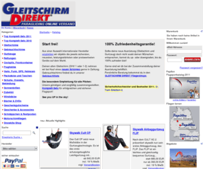 gleitschirmdirect.com: Gleitschirm Shop - Paragliding & Snowkite Versand von Gleitschirm Direkt
Gleitschirm Shop - Paragliding & Snowkite Versand von Gleitschirm Direkt -