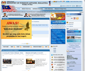 kln.gov.my: Ministry of Foreign Affairs, Malaysia - Welcome
