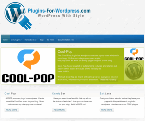 plugins-for-wordpress.com: Plugins For Wordpress -
Joomla! - the dynamic portal engine and content management system