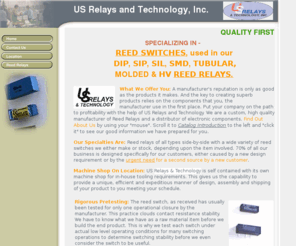 reed-relays.com: Reed Relays, Reed Switches, High Voltage Reed Relays, Opto Sensors, IR Sensors
Reed Relays, Reed Switches, High Voltage Switching to 15 KVDC, Opto Sensors, Proximity Sensors, Reed Sensors, Value Added, IR - Opto Sensors, EAC Electronics, SMD - DIP - SIP - SIL - Low Thermal - Molded Reed Relays, Custom Reed Relays.