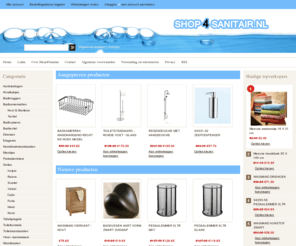 shop4sanitair.nl: Shop4Sanitair - Dé webwinkel voor al uw sanitaire accessoires
Dé webwinkel voor al uw sanitaire accessoires