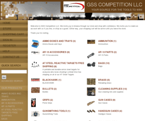 wholesale-brass.com: GSS Competition
Reloading equipmet firearm accesories