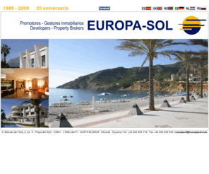 europasol.es: Compra y Venta de Chalets, Apartamentos, Villas inmobiliaria Europasol en Albir, Alfaz del pi, Altea, Benidorm
Europasol.es Venta de Chalets, Apartamentos, Villas inmobiliaria europasol en Albir, Alfaz del pi, Altea, Benidorm. We buy and sell properties in the Costablanca, especially in Albir, Alfaz del Pi, Altea, Benidorm