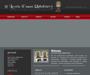 lewisevansupholstery.co.uk: Modern upholstery in Stockport : Lewis Evans Uphoslstery
Looking for a modern upholstery company? Lewis Evans Upholstery provide exceptional Modern Upholstery Services across Alderley Edge and Macclesfield. Other areas include; Manchester, Cheshire and Stockport.