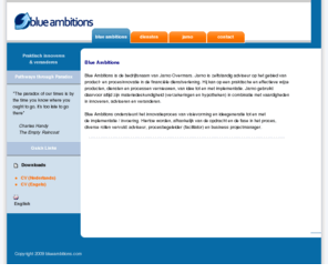 blueambitions.com: blue ambitions: praktische innovatie, verandermanagement en projectmanagement
