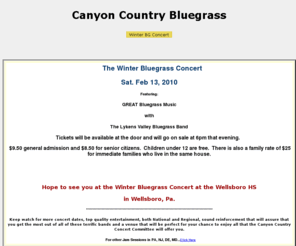 canyoncountrybluegrass.com: Canyon Country Bluegrass www.canyoncountrybluegrass.com
