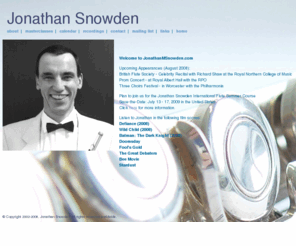 jonathansnowden.com: Jonathan Snowden Flute:  Home
