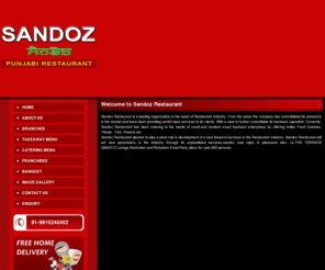 sandozrestaurant.com: Sandoz Restaurant
Indian Cuisine, Chinese Cuisine, Tikka, Fish, Vegetarian Food in Delhi