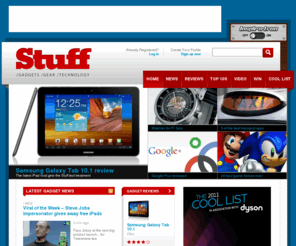 stuff.asia: Gadget reviews, video reviews and technology news | Stuff magazine
Awesome gadget reviews, technology news and gadget video reviews. MP3 players to mobile phones, digital cameras to laptops, Top 10 reviews – all at Stuff.tv