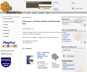 candoleo.de: Candoleo - Ihr Handy, Festnetz und Navigations Shop
Candoleo - Ihr Onlineshop für günstige Handys (alle Hersteller), Festnetztelefone, Navigation und Zubehör. Alles zum Thema Handy, Telefon und vieles mehr.