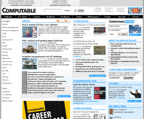 computable.nl: Computable.nl - ICT nieuws, achtergrond, vacatures, opinie, events en whitepapers
Computable.nl is het platform voor ict-professionals, met ondermeer dagelijks ict-nieuws, tienduizenden achtergrondartikelen, vacatures, loopbaan-informatie, topics, agenda en gidsen.