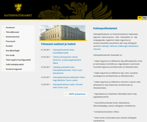 kapo.ee: Kaitsepolitseiamet - Tere tulemast Kaitsepolitseiameti koduleheküljele
