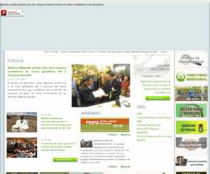 minag.gob.pe: Ministerio de Agricultura
Ministerio de Agricultura del Perú - Portal Agrario