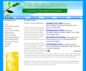 webhostingexplain.info: Web Hosting Explain  - Estimate Your Web Hosting Needs
Web Hosting Explain
