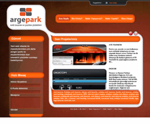 argeparkweb.com: Argepark Web - Web TasarÄ±m ve Kurumsal Kimlik Hizmetleri,Hosting, Domain, YazÄ±lÄ±m ÃÃ¶zÃ¼mleri Arama Motoru Optimizasyonu - Antalya
FirmamÄ±z Antalya 'da Ã¶zgÃ¼n web sitesi tasarÄ±mÄ±, kurumsal kimlik, hosting, arama motoru (google) optimizasyonu, domain, yazÄ±lÄ±m ve danÄ±ÅmanlÄ±k alanlarÄ±nda hizmet vermektedir.