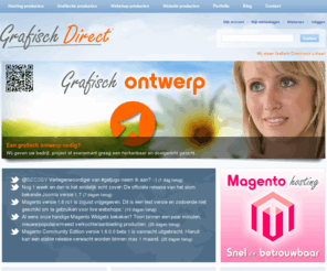 grafischdirect.net: Welkom bij Grafisch Direct
Grafisch Direct ontwerpt en ontwikkelt logo's, Joomla websites, Magento webshops en Magento webwinkels.