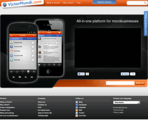 viktormundi.com: Makkelijker ondernemen met VictorMundi.com
Zzp'er, freelancer, interimmer of zelfstandig professional?
VictorMundi.com is hét online businessplatform voor zzp'ers, freelancers interimmers en zelfstandig professionals.