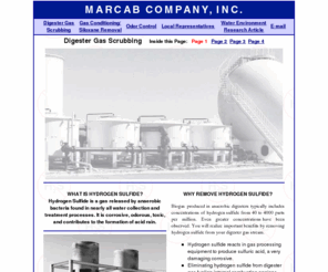 marcabcoinc.com: Marcab Co Inc.
Marcab is an environmental company specializing in the design and manufacture of Hydrogen Sulfide removal systems for gas or air in municipal and industrial applications.