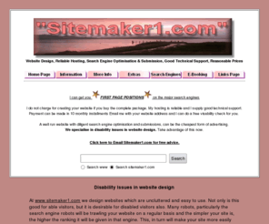 sitemaker1.com: "website design sitemaker1.com", search engine optimisation
sitemaker1.com website design and related services