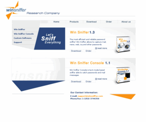 winsniffer.com: Win Sniffer - Password Sniffer
