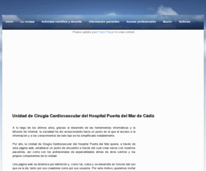 cadizcardiovascular.com: Unidad de Cirugia Cardiovascular - Hospital Puerta del Mar - Cadiz
Joomla! - el motor de portales dinámicos y sistema de administración de contenidos