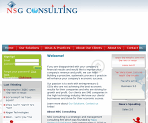 nsg-consulting.com: NSG Consulting - Strategic, Organizationa, Leadership & Performance
NSG Consulting is a global, strategic and management consulting firm which founded by Nava Shalev. Our solutions enhance managers and companies to accelerate and sustain growth, build a competitive advantage, reduce risks and improve performance and productivitY