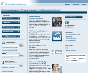 partiregisteret.biz: Brønnøysundregistrene
Norges sentrale registeretat med ansvar for en rekke nasjonale kontroll- og registerordninger. Brønnøysundregistrene har et spesielt ansvar for forenkling av næringslivets kontakt med det offentlige.