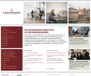 leuphana.com: Leuphana Universität Lüneburg: Startseite
Leuphana Universität Lüneburg, Stiftung öffentlichen Rechts