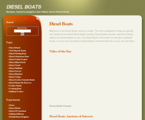 dieselboats.net: Diesel Boats - Reviews, auctions,bargains and videos about Diesel Boats
Reviews, Auctions,bargains And Videos About Diesel Boats