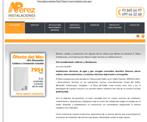 instalacions.net: AIRE ACONDICIONADO, CLIMATIZACION, CALDERAS BARCELONA | Montadores, Instaladores Homologados. Servicios Urgentes 24 Horas. VALLES BARCELONA
AIRE ACONDICIONADO BARCELONA - CLIMATIZACION BARCELONA - CALDERAS BARCELONA: Montadores y Instaladores HOMOLOGADOS.Servicios Urgentes 24 Horas. Revisiones electricas de baja tension y Termografía