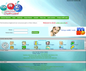 liderchat.net: Chat, Sohbet, Chat Sohbet, çet, Chat odaları, Sohbet odaları
Chat, Chat odaları,chat sohbet,  sohbet,  sohbet odaları, cet, bedava chat, chat odası, chat sayfaları, chat kanalları, kameralı chat, kelebek chat, istanbul chat