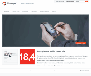 timesync.nl: Urenregistratie software mobiel op een PDA | TimeSync urenregistratie software
TimeSync is een urenregistratie software pakket voor het mkb of de zzp-er op een pda of handheld computer. Vervang urenlijsten, werklijsten, werkbonnen en timesheets 
		door de efficient tijdschrijven met TimeSync.