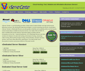 vservercentre.com: Dedicated Server Virtualization High Performance Reliable Servers

vServer Center is a world-leading provider of high performance reliable dedicated servers.
