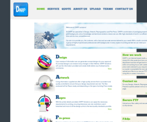 darp-solutions.com: Darp Solutions | Online Reprographics | Online Design | Online Artwork | Online Prepress
At DARP we specialise in Online Design, Online Artwork, Online Reprographics and Online PrePress.