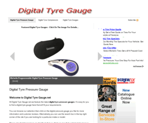 digitaltyregauge.net: Digital Tyre Gauge
At Digital Tyre Gauge.net we feature the latest digital tyre pressure gauges. It’s easy for you to find a digital tyre gauge here that will fit your requirements.